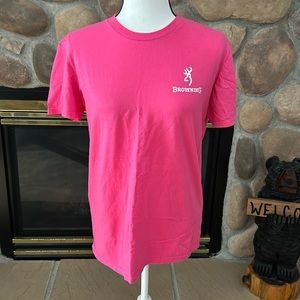 Pink Browning Tee Shirt